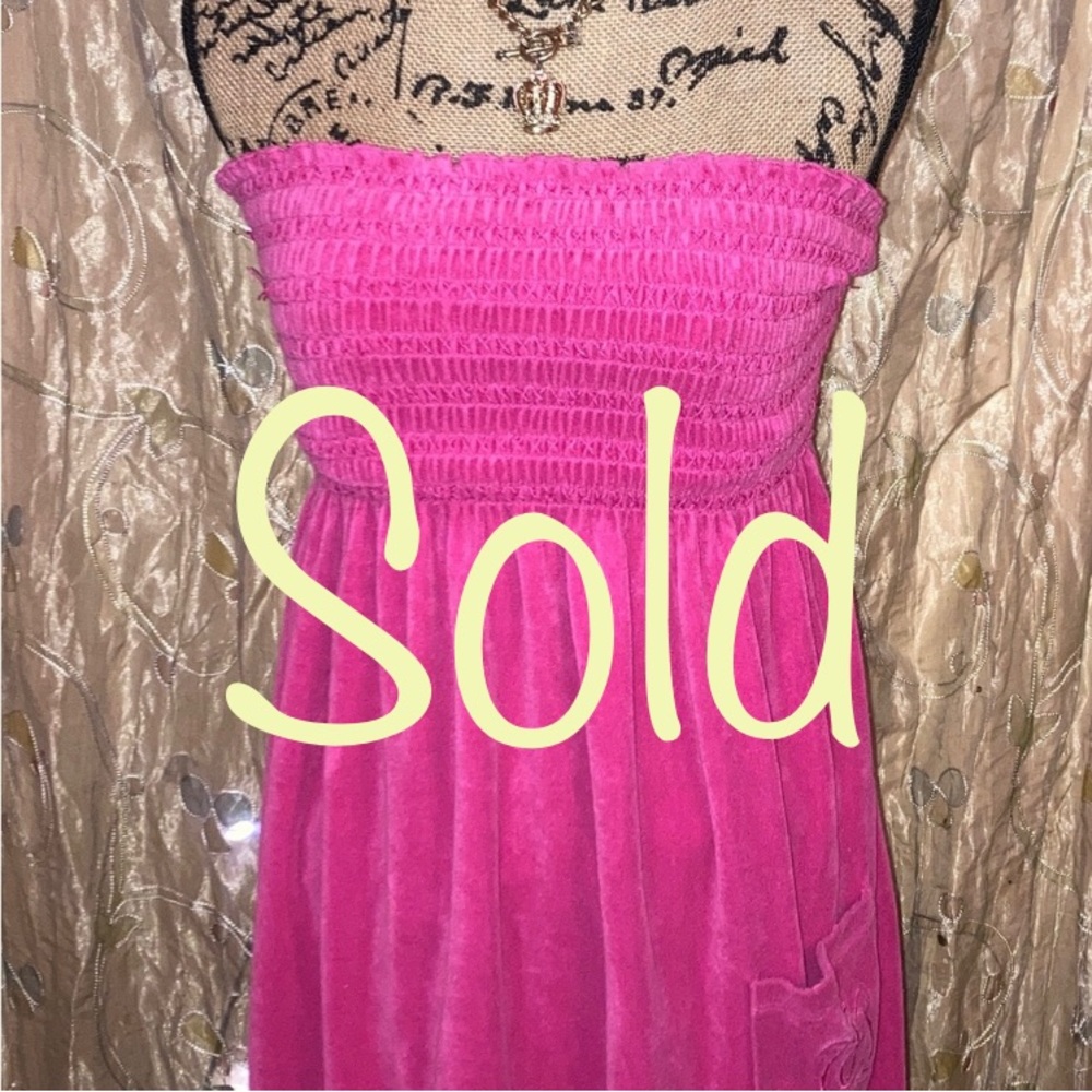 ❤️Gorgeous Vintage Juicy Couture Terry Cloth Dress / Coverup Size L❤️